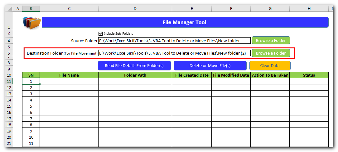 File Manager Tool