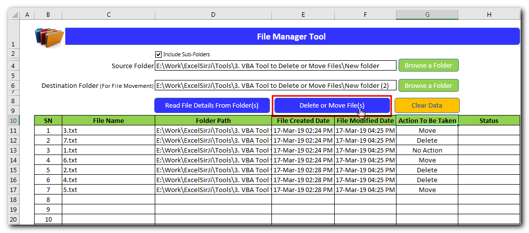 File Manager Tool
