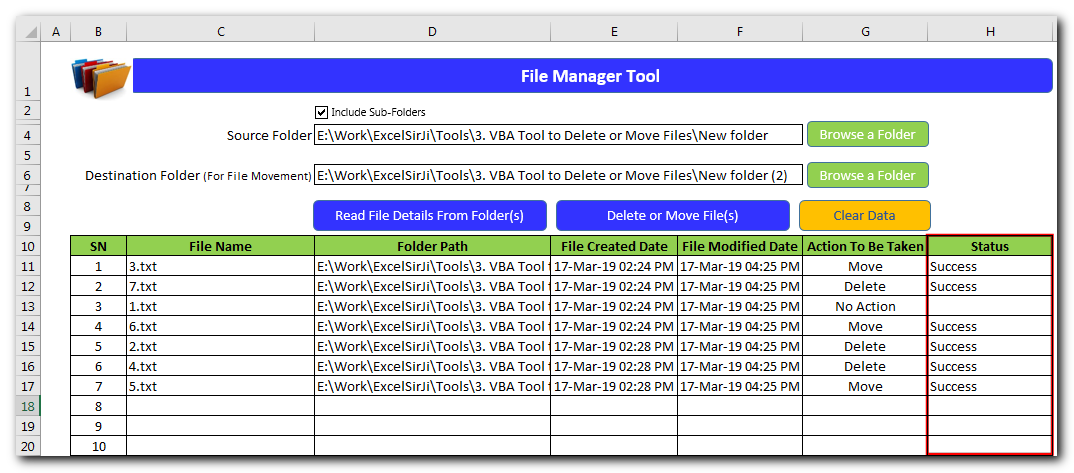 File Manager Tool