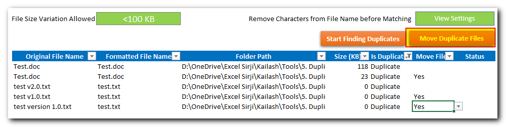 Duplicate Files Finder Tool