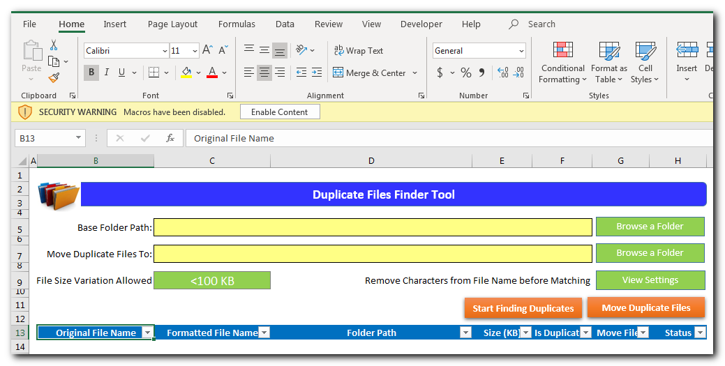 Duplidate Files Finder Tool