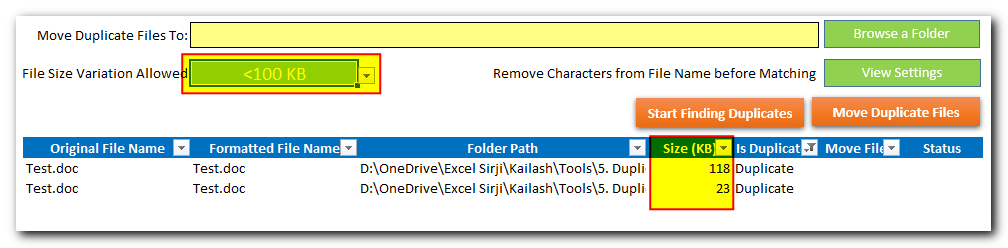 Duplidate Files Finder Tool