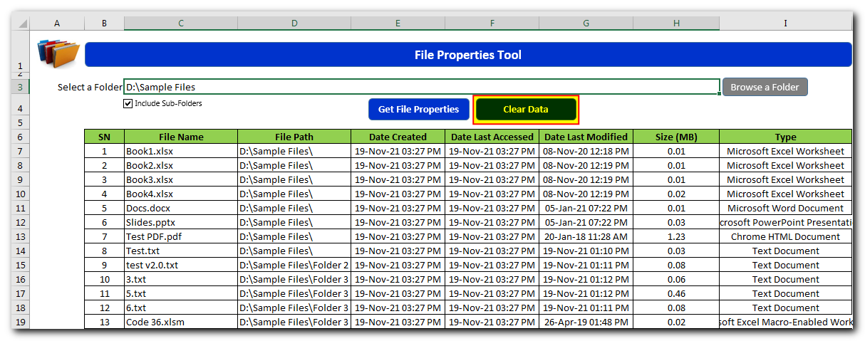 File Properties Tool