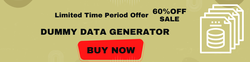 Dummy Data Generator Tool