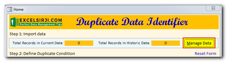 Duplicate Data Identifier