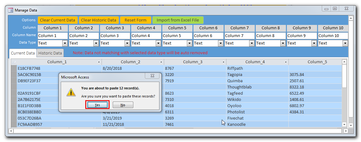 Duplicate Data Identifier