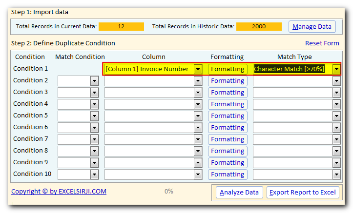 Duplicate Data Identifier