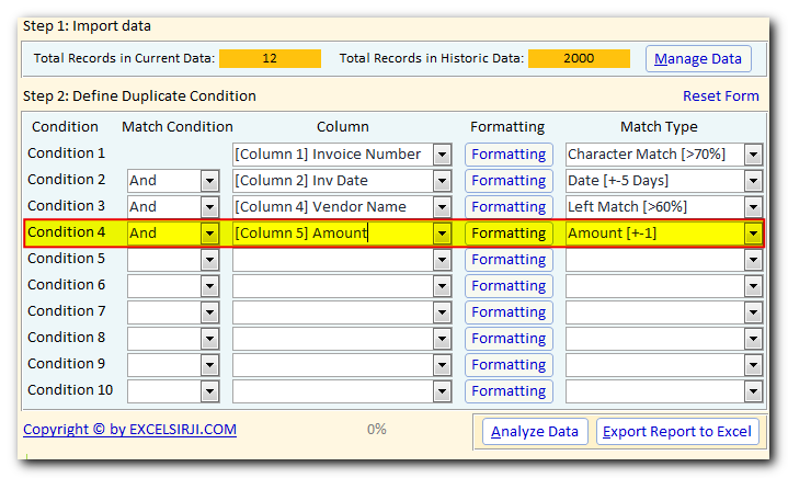 Duplicate Data Identifier