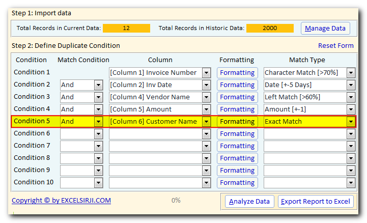 Duplicate Data Identifier