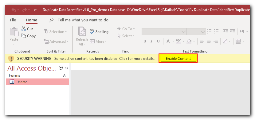 Duplicate Data Identifier