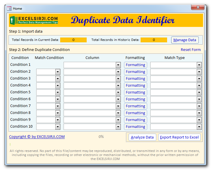 Duplicate Data Identifier