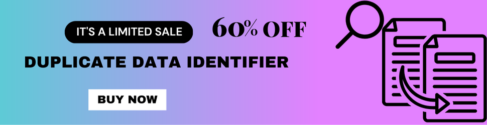 Duplicate Data Identifier Tool