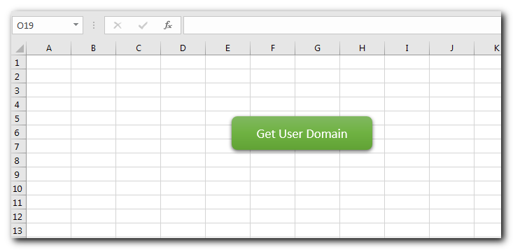 VBA Code to Get User Domain Name