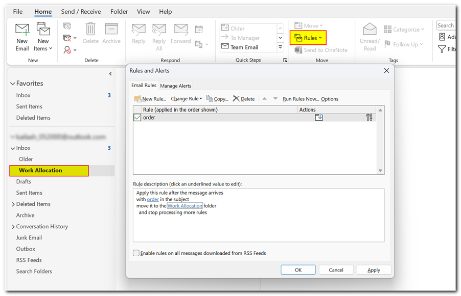 Streamlining Work Allocation with an Outlook-Based Excel Tool