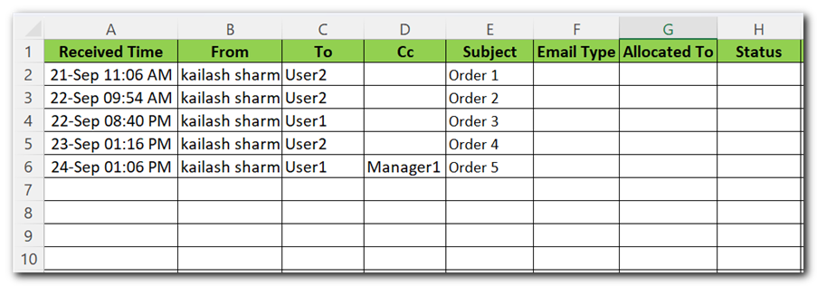 Streamlining Work Allocation with an Outlook-Based Excel Tool