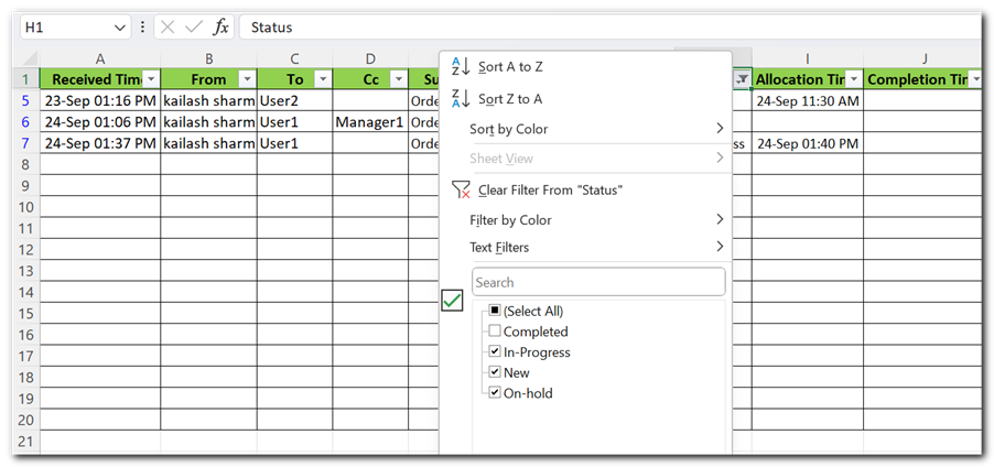 Streamlining Work Allocation with an Outlook-Based Excel Tool