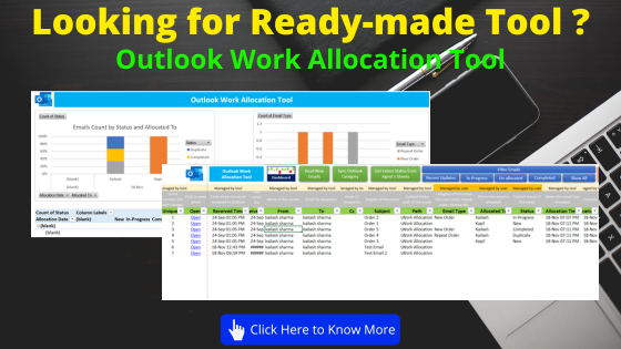 Outlook Work Allocation Tool