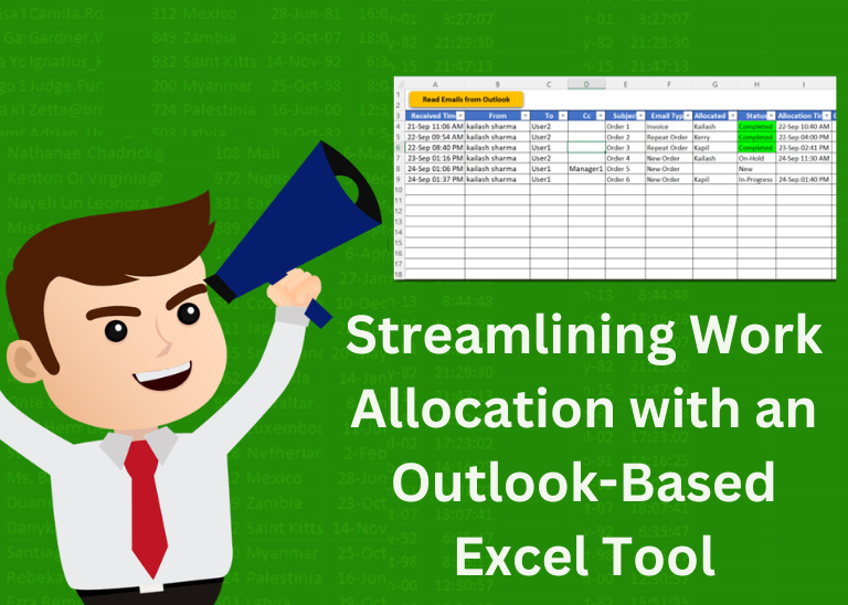 Streamlining Work Allocation with an Outlook-Based Excel Tool