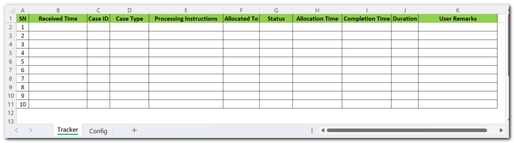 Efficient Work Allocation in Excel
