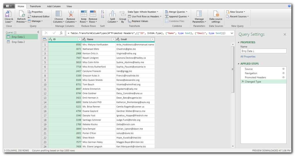 Join Multiple Excel Tables with Power Query