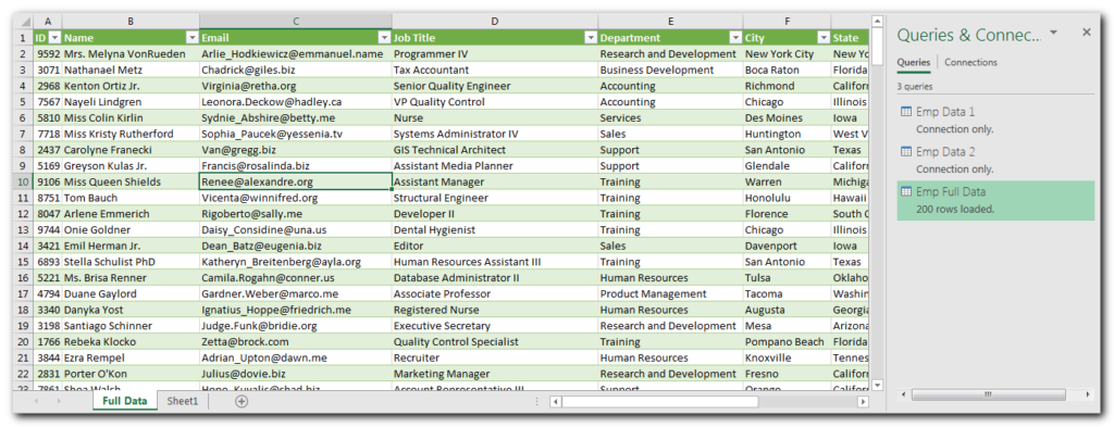 Join Multiple Excel Tables with Power Query