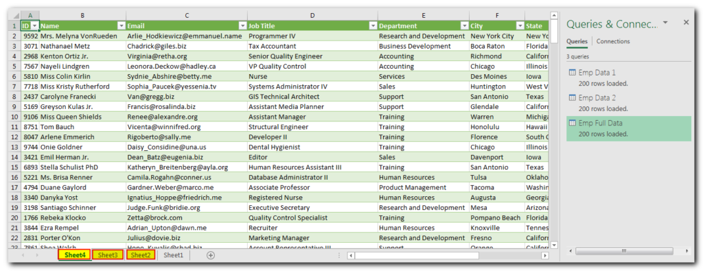 Join Multiple Excel Tables with Power Query