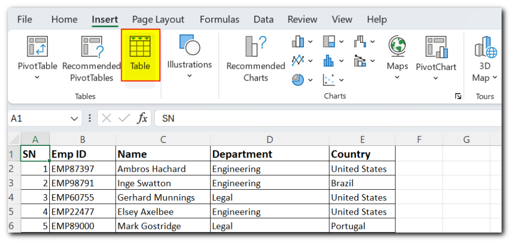 Split Data using Power Query