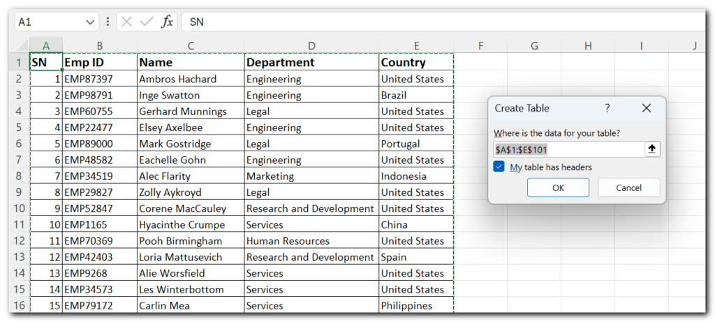 Split Data using Power Query