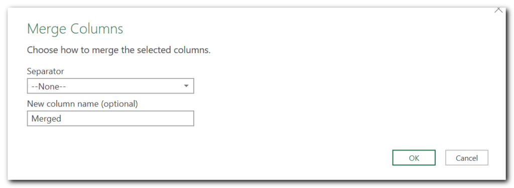 Merge Columns using Power Query