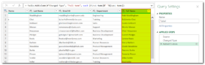 Merge Columns using Power Query