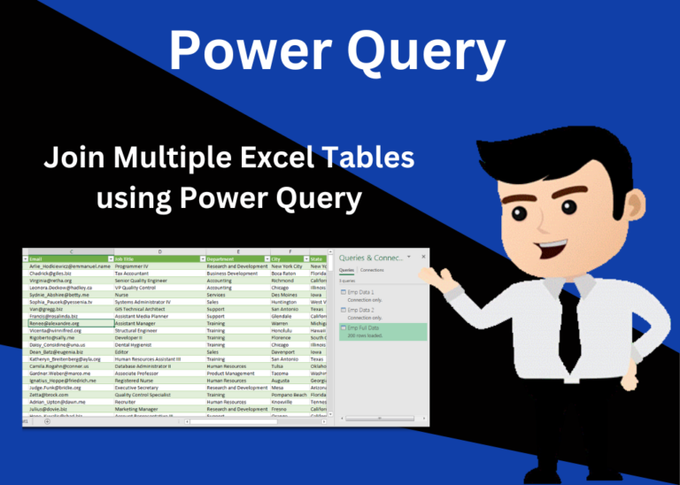 Join Multiple Excel Tables with Power Query