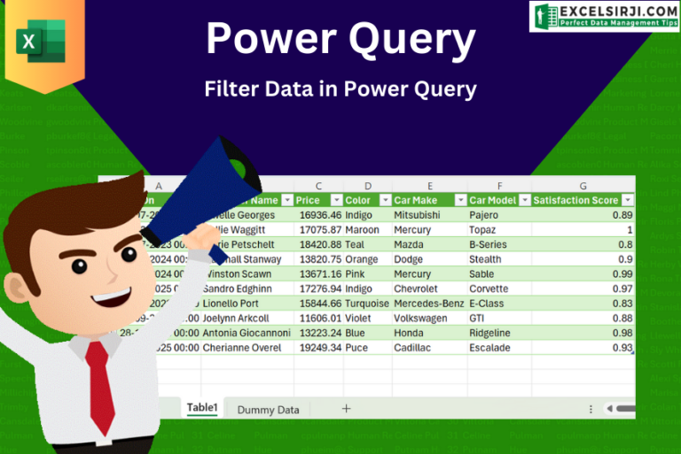 Filter Data in Power Query in Excel – A Beginner’s Guide