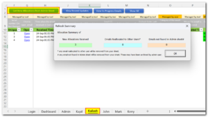 Outlook Work Allocation Tool