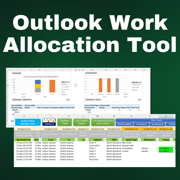 Outlook Work Allocation Tool