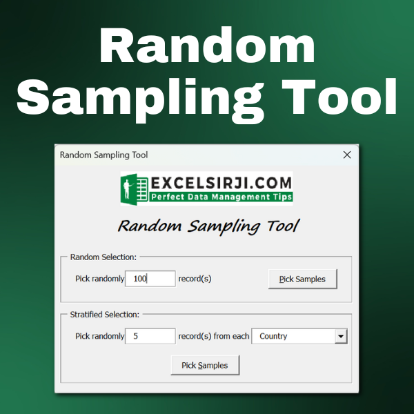 Random Sampling Tool