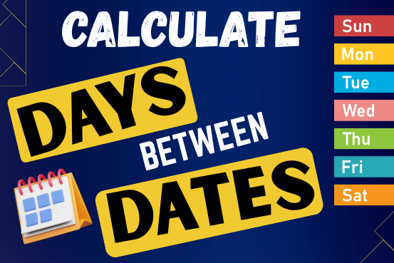 calculate days between dates