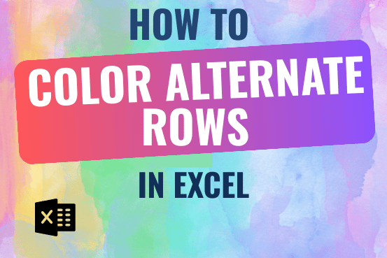 Color alternate rows