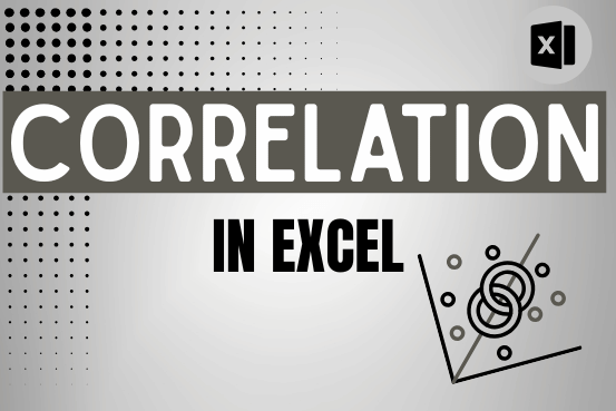 Correlation in Excel: coefficient, matrix and graph