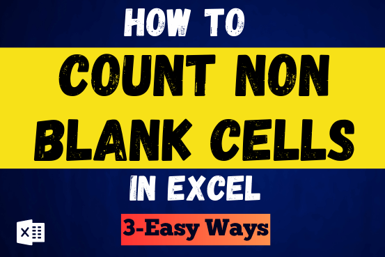 count non blank cells in excel