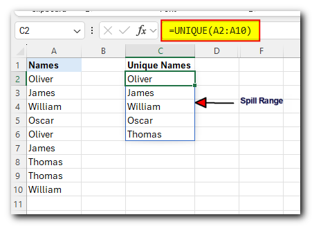 Spill Ranges in Excel: Dynamic Formulas Made Easy 1 Excel Spill Range