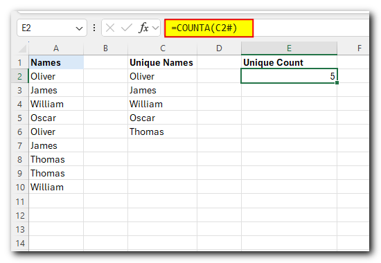 Spill Ranges in Excel: Dynamic Formulas Made Easy 3 Excel Spill Range