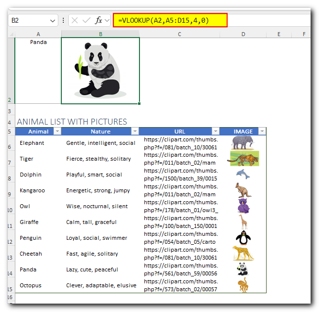 Excel IMAGE function - quick way to insert picture in cell with formula 7 Excel IMAGE function