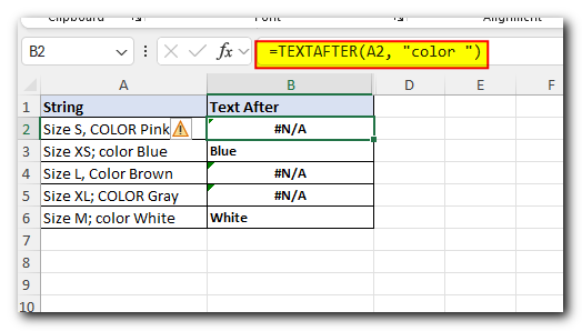 Excel TEXTAFTER function: retrieves text that appears after a specified character or word. 11 Excel TEXTAFTER function: retrieves text that appears after a specified character or word.
