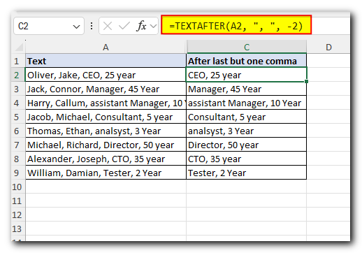 Excel TEXTAFTER function: retrieves text that appears after a specified character or word. 6 TextAfter_Function
