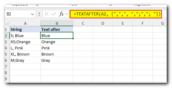 Excel TEXTAFTER function: retrieves text that appears after a specified character or word. 7 TextAfter_Function