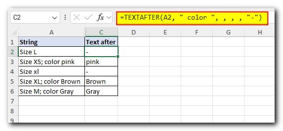 Excel TEXTAFTER function: retrieves text that appears after a specified character or word. 9 Excel TEXTAFTER function: retrieves text that appears after a specified character or word.