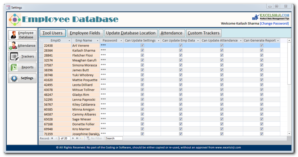 Employee Database Tool